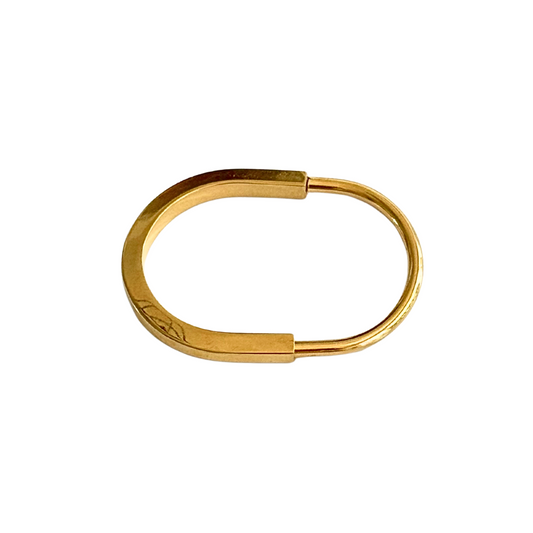 Gold Capsule Bangle