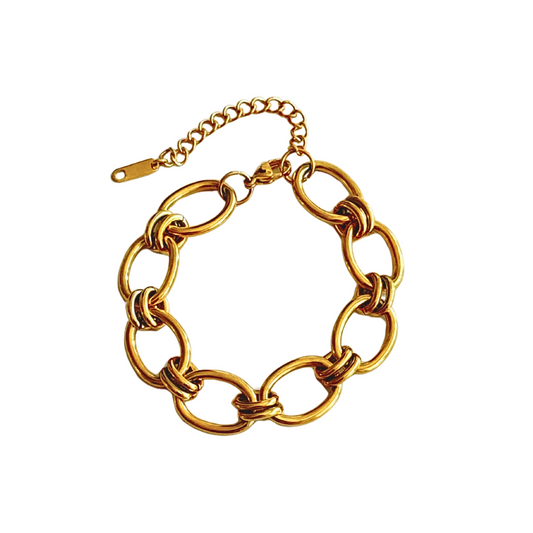 Large Oval Link Bracelet
