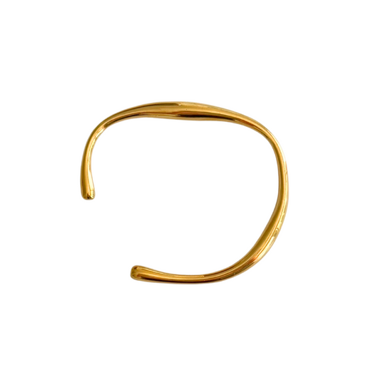Gold Wave Cuff