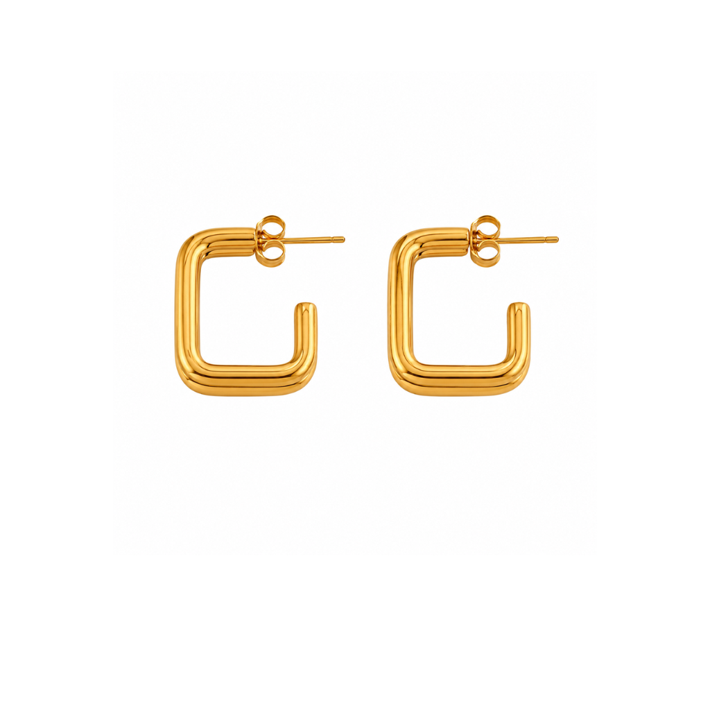 Double Square Half Hoop