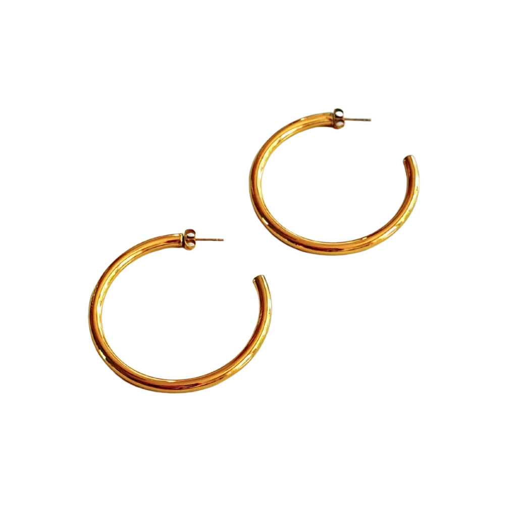 2" Gold C-Hoop