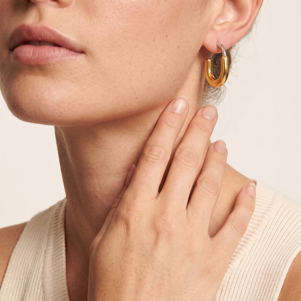 Two-Tone Capsule C-Hoop