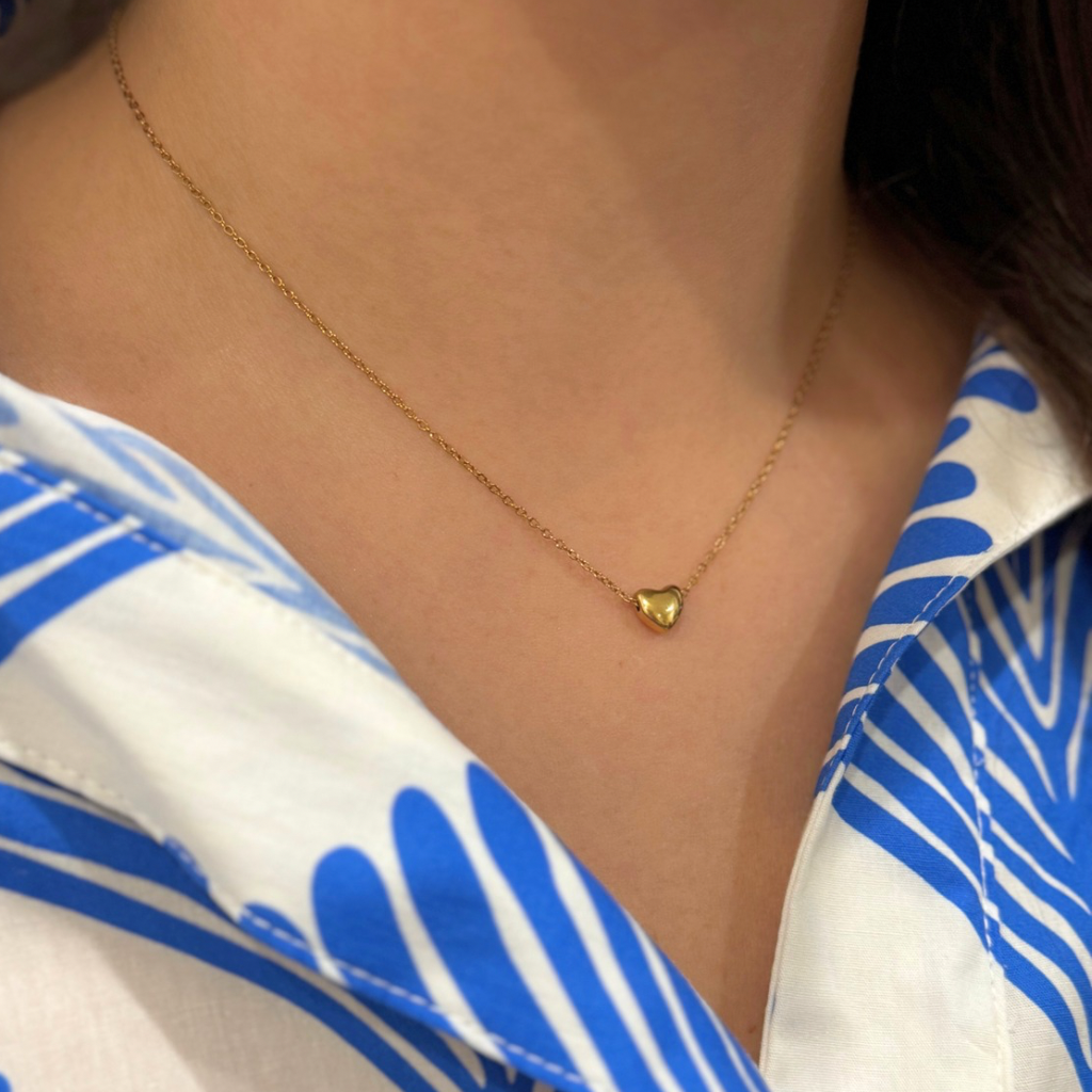 Small Gold Heart Necklace
