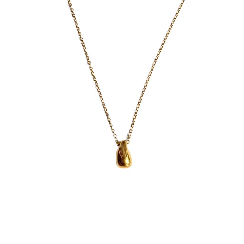Gold Teardrop Necklace