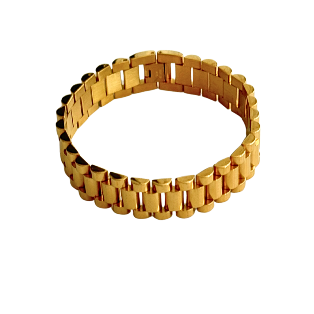 Gold 15mm 8" Watch Band