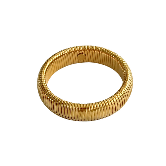 Denise 16mm Gold Coil Bracelet