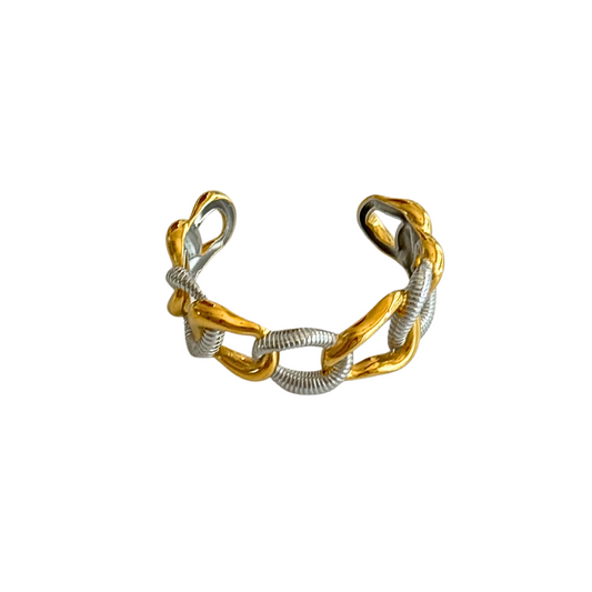 Two-tone Braided Cuff