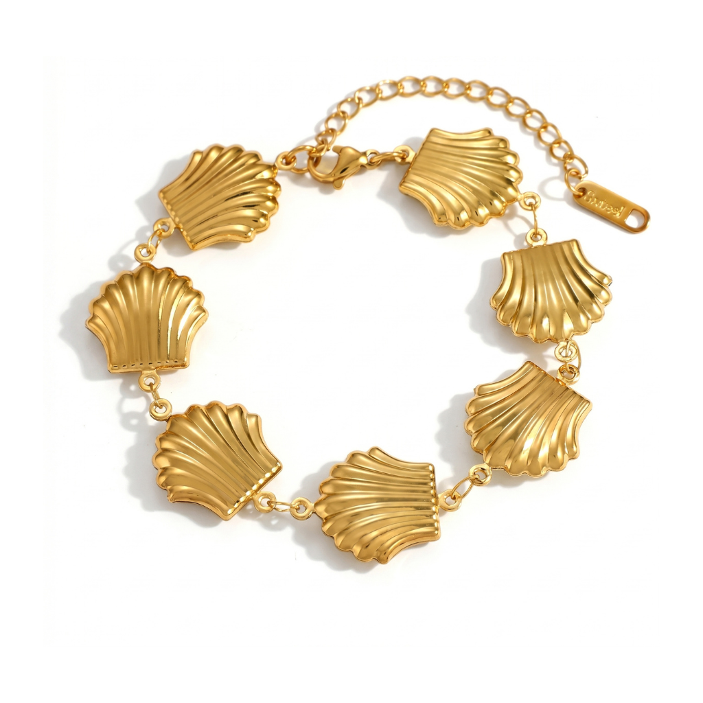 Gold Shell Bracelet