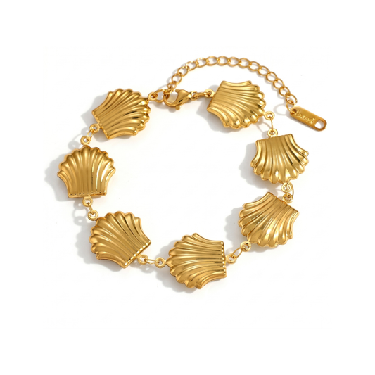 Gold Shell Bracelet
