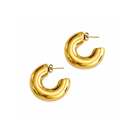Gold Tube Hoop
