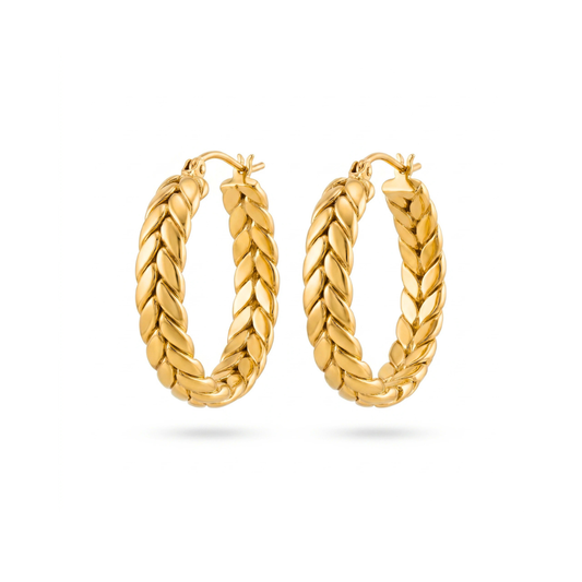 Braided Wheat Hoop