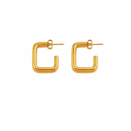Double Square Half Hoop