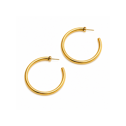 2" Gold C-Hoop