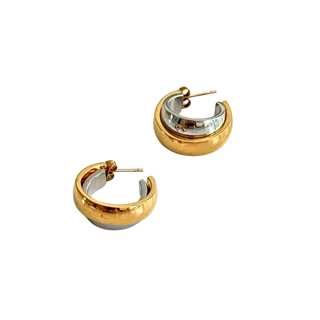 Small Two-Tone C-Hoop