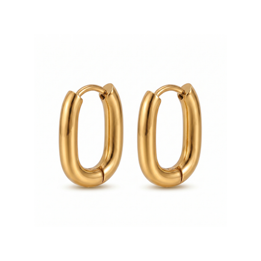 Small Gold U-Shape Huggies