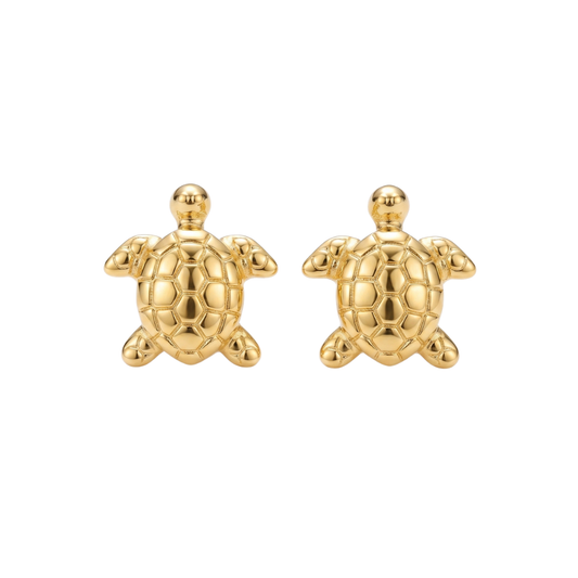 Gold Turtle Stud