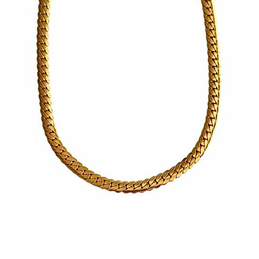 Gold Cuban Chain Necklace