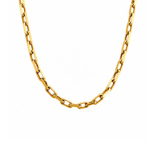 Thick Gold Link Necklace