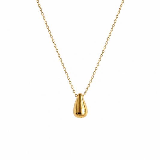 Gold Teardrop Necklace