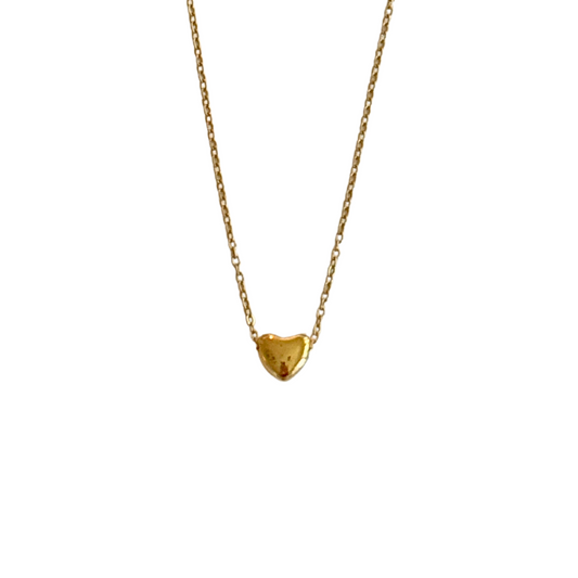 Small Gold Heart Necklace