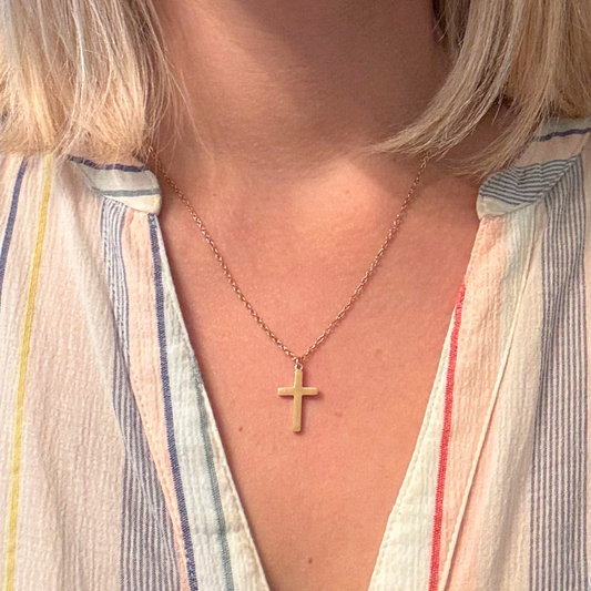 Gold Cross Necklace