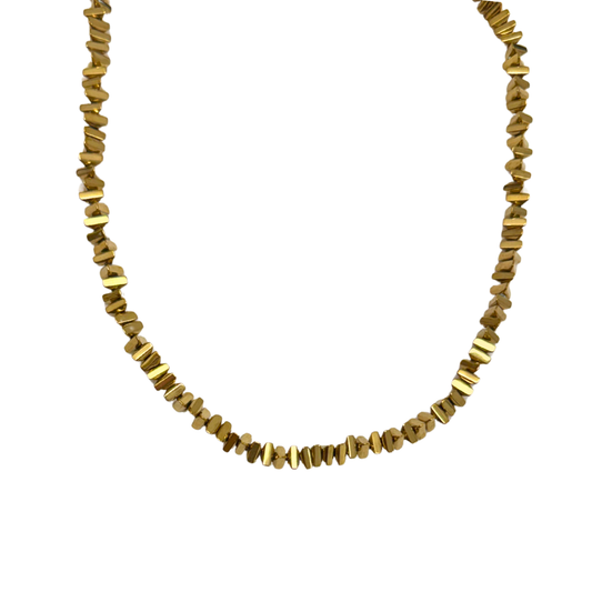 Gold Beaded Necklace