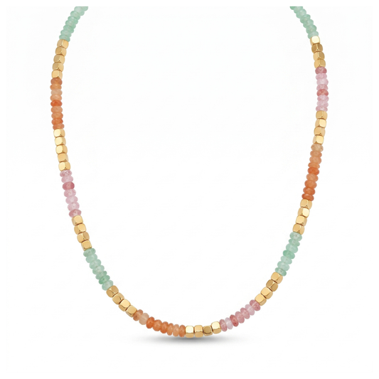 Multi-Color Beaded Necklace