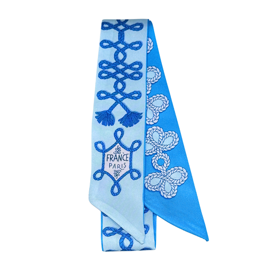 Blue & White Paris Scarf