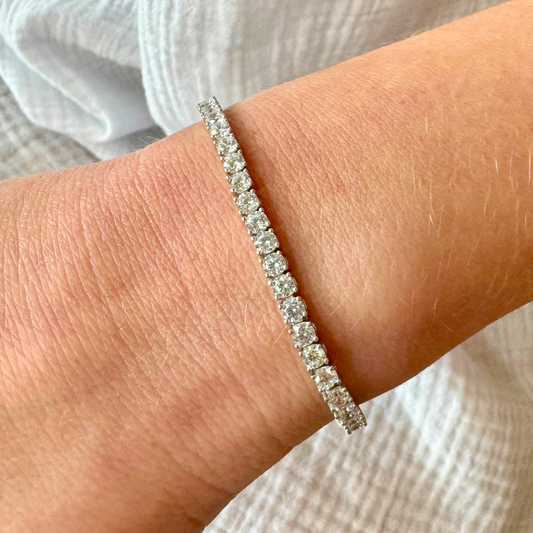 Silver Tennis Bracelet